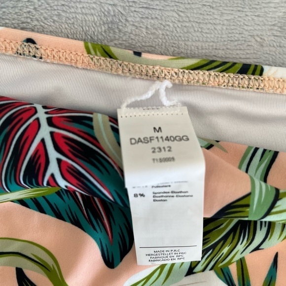 Cupshe Floral Print Med High Waisted Bikini Bottom Full Coverage NWOT - Picture 5 of 9
